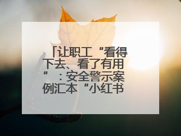 让职工“看得下去、看了有用”：安全警示案例汇本“小红书”掀起学习热