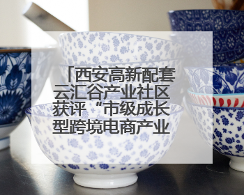 西安高新配套云汇谷产业社区获评“市级成长型跨境电商产业园”