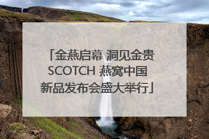 金燕启幕 洞见金贵 SCOTCH 燕窝中国新品发布会盛大举行