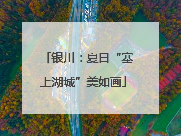 银川：夏日“塞上湖城”美如画
