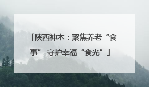 陕西神木：聚焦养老“食事” 守护幸福“食光”
