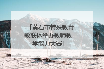 黄石市特殊教育教联体举办教师教学能力大赛