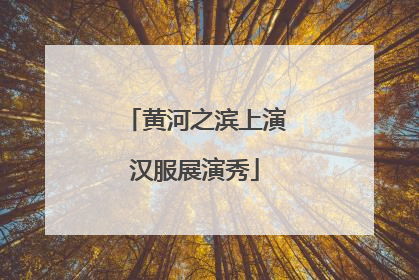黄河之滨上演汉服展演秀