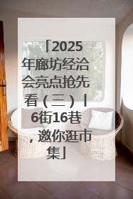 2025年廊坊经洽会亮点抢先看（三）丨6街16巷，邀你逛市集