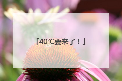 40℃要来了！