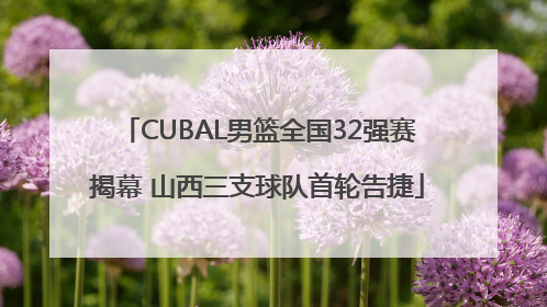 CUBAL男篮全国32强赛揭幕 山西三支球队首轮告捷