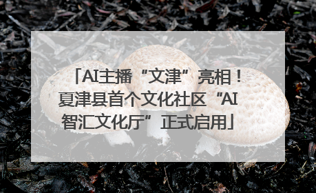 AI主播“文津”亮相！夏津县首个文化社区“AI智汇文化厅”正式启用
